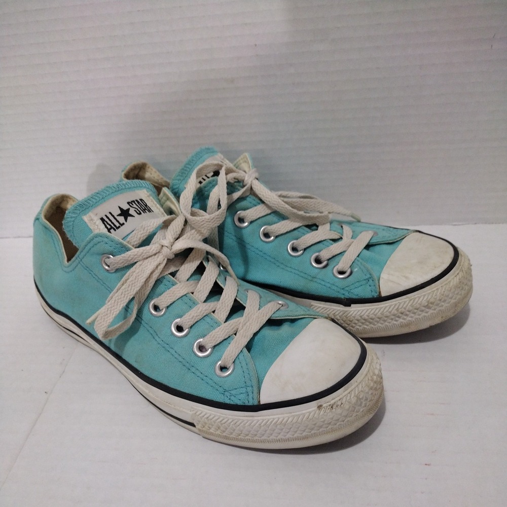 Converse All Star CHUCK TAYLOR Turquoise Low Top Sneaker W 8  Men's 6 - 108813F